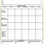 Pre K Lesson Plan Template Free Of Blank Preschool Weekly Lesson Plan