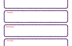 Preschool Weekly Lesson Plan Templates At Allbusinesstemplates