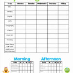 Printable Homework Planner For College Students Lovely Homeschool