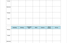 Printable Lesson Plan 7 Free Word PDF Documents Download Free