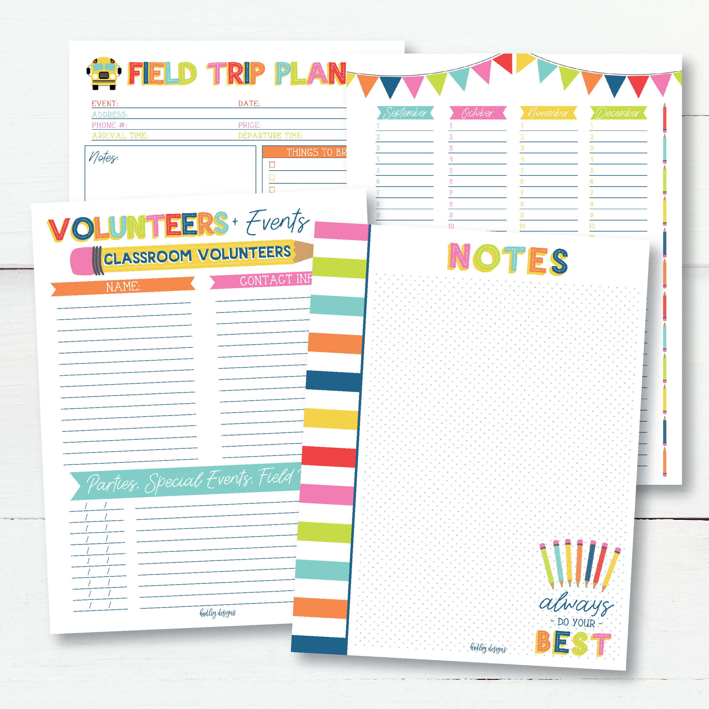 Printable Lesson Planner