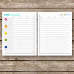 Printable Lesson Planner Pages Teacher Home School Day Planner