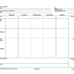 Simple Preschool Lesson Plan Template For Your Needs