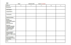 Teacher Lesson Plan Template 8 Free Sample Example Format Download