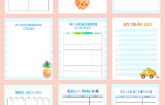 The Best Printable Homeschool Planner For Free Download Homeschool