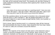 The Wave Lesson Plan Lesson How To Plan Middle School Math