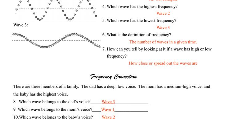 Waves Worksheet 2 Answers pdf School Worksheets Free Printable 